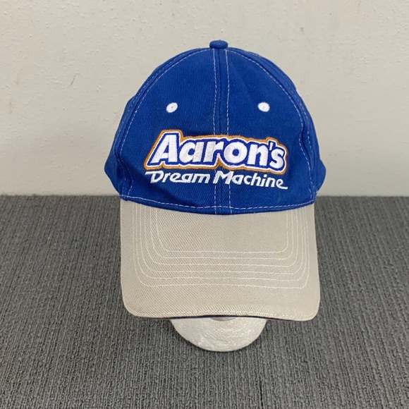 Aaron's Dream Machine Baseball Hat Mens OSFA Blue Gray Adjustable Strapback Cap - Picture 1 of 13